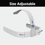 Head Strap for Oculus Quest 2 Headset, Adjustable Original Comfort Headband Replacement with 4 Controller Thumb Grip Caps for Enhanced Gaming Immersion, VR Accessories Compatible with Meta Quest 2