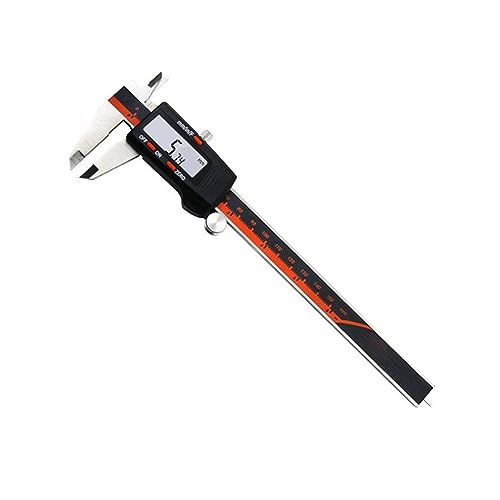 Calibrador Vernier digital de 150 mm con pantalla electrónica para medición en pulgadas