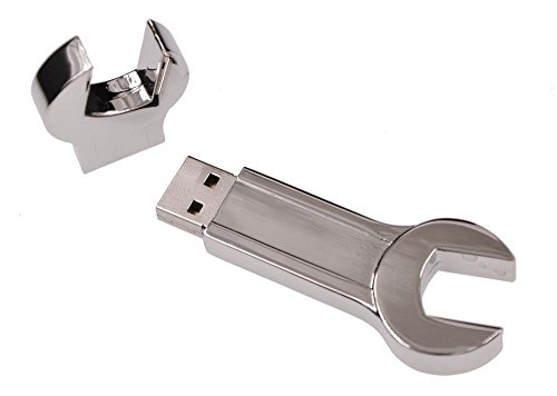 Pen Drive 8GB Metallo Chiavetta USB Chiave Inglese Forma Pennetta USB Divertenti Penna USB 2.0 Elegante Memoria Stick Portatile Regalo di Kepmem