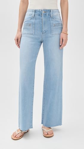 PAIGE Women's Anessa Wide Leg Jeans2