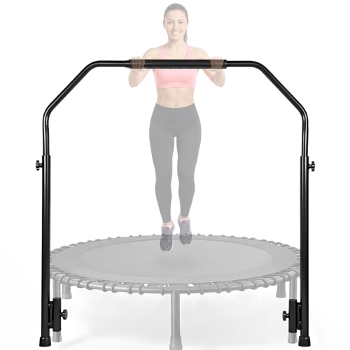 Non-slip Cushy Rebounder Handle Accessory 4 Levels Adjustable Easy Assembly Trampoline Not Included