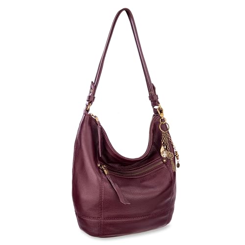 Image of The Sak Sequoia Hobo Bag - Premium Large Leather Women's Handbag for Everyday & Travel - Durable Purse With Zipper Pocket