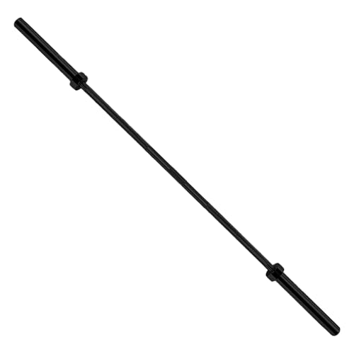 Fitvids 5ft Olympic Barbell Bar 700lb Capacity 2" Black