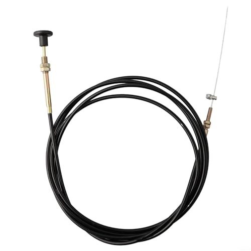 Cable de parada de motor para acelerador pesado con vehículo y capó de estrangulador, control de combustible fuera de servicio para cable Bowden de 6 mm o 10 mm de grosor, compatible comercial (para 3