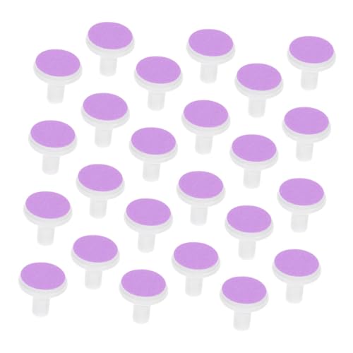 NULYLU Babys Elektrische Nagelfeilen Pads 24 Stück Universell Sandpapierbezogen Ersatzaufsätze Für Nageltrimmer Für Neugeborene Und Kleinkinder Einfach Zu Wechseln