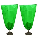 Ajustement confortable et sécurisé : avec un cordon de serrage pratique, ces housses offrent un ajustement parfait autour de vos plantes pour les empêcher d'être emportées par des vents forts.