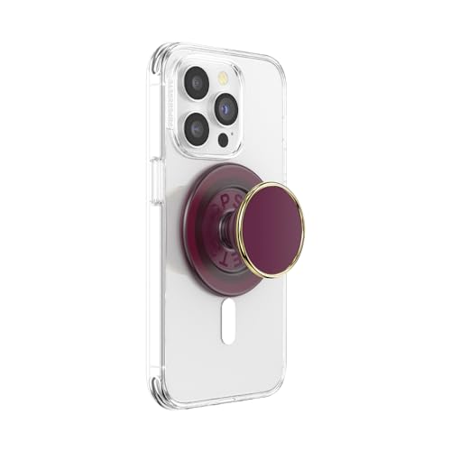 PopSockets Handygriff für MagSafe, Magnetischer Halter- Rotwein – Ansicht 1