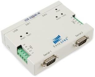 USB to 2-Port RS422 / RS485 Adapter, Industrial Metal CASE