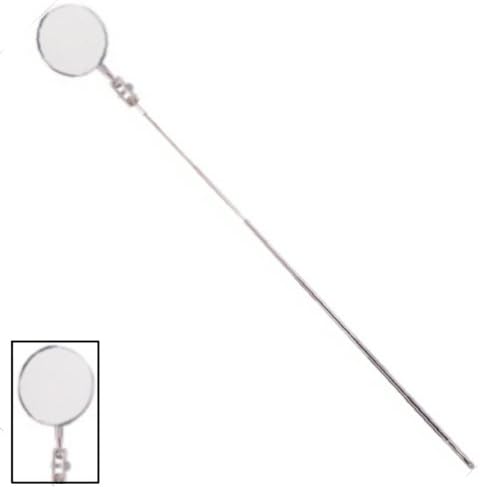 Large CIRCLE 2" Telescope Master Mechanic Inspection Tool Extended Telescoping Mirror 180 Degree Flexible Head for Checking Mechanical Electrical Parts -- Best on Amazon!