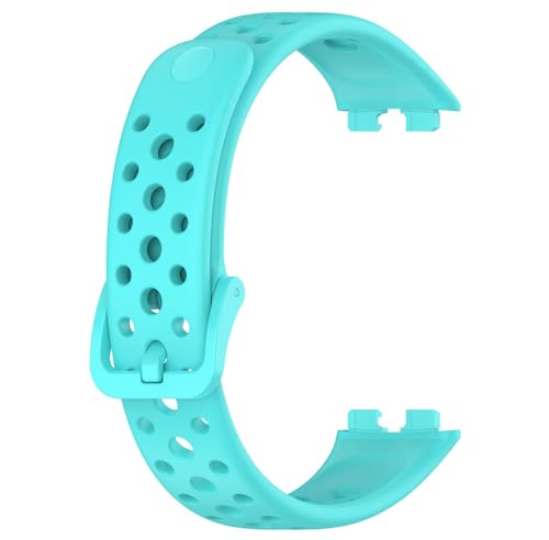 [SHEAWA] for Huawei Band 10/9/8 �o���h �x���g �V���R�� �����o���h �ʋC���ɗD�� �����x���g �A�N�Z�T���[ (�e�B�[���u���[)