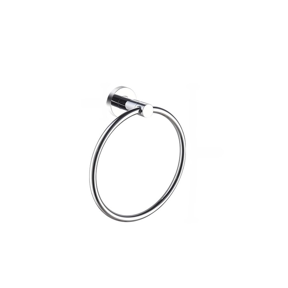 VVW&LIU Chrome Bathroom Stainless Steel Towel Rack Towel Ring Toilet Paper Holder Towel Bar Toilet Brush Holder Hardware Accessories,