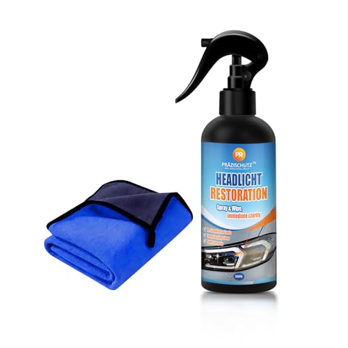 Headlight Restoration Spray with Towel (6oz)