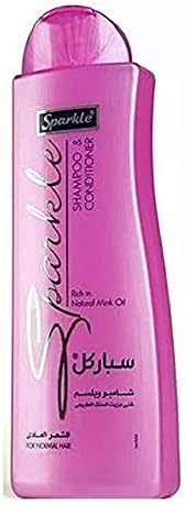 شامبو وبلسم سباركل بزيت المنك للشعر العادي، سعة 400 مل