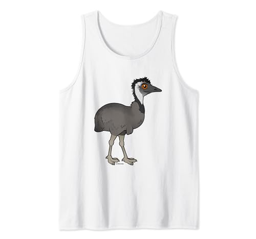Cute Cartoon Emu from Birdorable Unusual Bird Design Tank Top
