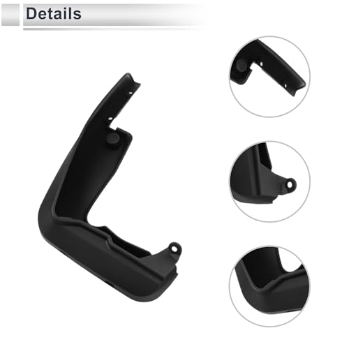 Image of X AUTOHAUX 1set Front and Rear Mud Flaps Splash Guards Mud Guards for BMW 3 Series(GT Coupe) 2013-2021 W /Mount Accessories