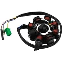 8 Pole Magneto Ignition Stator With 5 Wires For Scooter Motorcycle Moped Compatible With GY6 50cc 125cc 150cc