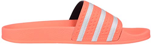 Image of adidas Womens Adilette Slide Casual Sandals Casual - Orange