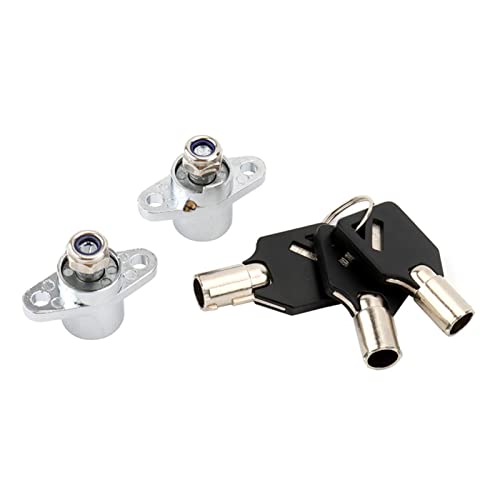 YANGQI yaoqijie Moto Saddle Sac Serrure Kits Saddlebag Lock Key Set Compatible avec Harley Touring Road King Electra Street Glide Flhx FLH 2014-2020 Lasting (Color : Schwarz) Cover