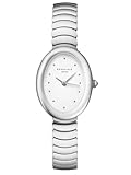 Montre femme Rosefield ovale argent blanc