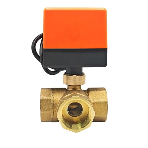 Válvula automatizada de latón de 12V de 2 vías con conexión de 2 pulgadas para control de agua 6