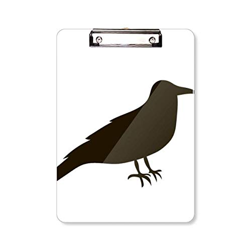 Bloc-notes corbeau noir A4 en papier premium pour calligraphie