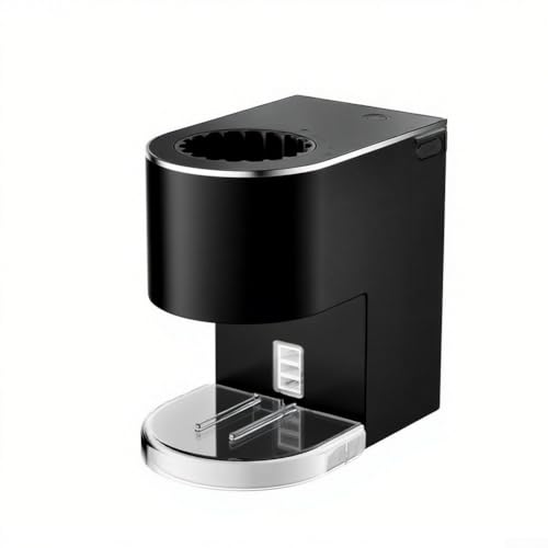 Bebykilemi Intelligent Sensor Technology - Batteria ricaricabile da 1200 mAh, durata fino a 90 giorni, impermeabile, Abs Plus Silicone Constructio, dentifricio automatico con dispenser (nero)