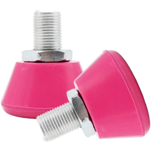 YARNOW 1Pair Adjustable Rubber Brake Tool for Roller Skates Ergonomic Toe Stops Non Marking Skate Stoppers for Indoor Outdoor Use for Safe Skating Various Surfaces