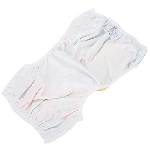 Focket Pañal de Natación para Bebés Impermeable para Bebés XL, Cintura Ajustable Unisex Pañal para 0-3 Años, Material de Tela de Poliéster Fácil de Secar (D25)