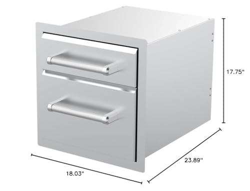 Image of SPIRE Vertical Double Drawers (5 inch /10 inch), 780-0017A