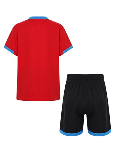 Kids Boys School Pe Kit Football Training Suit Sports Set Pcs Tshirt And Shorts Active Sportswear Tracksuits2
