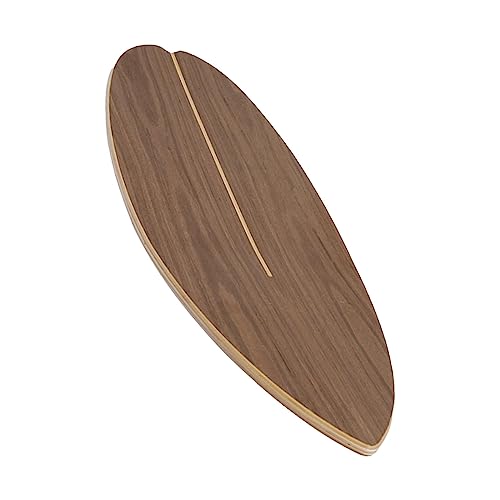 F Fityle Balance Board Trainer Surf Fitness profesional Gimnasio en casa Ejercicio Tabla de rodillos Tabla de equilibrio de madera para golf Hockey Stand up