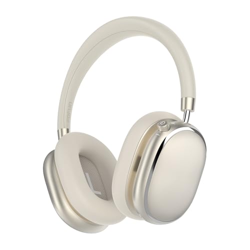FOFUN NC95 Cuffie Wireless Over-Ear Bluetooth 6.0, Cancellazione Attiva del Rumore,Controllo a Manopola, 120 Ore di Riproduzione,Controllo Tramite App,Vestibilità Comoda (Luce stellare)