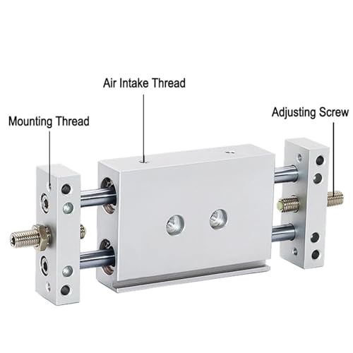 Cylindre pneumatique STMB anti-rotation pour corriger le jeu d'alignement