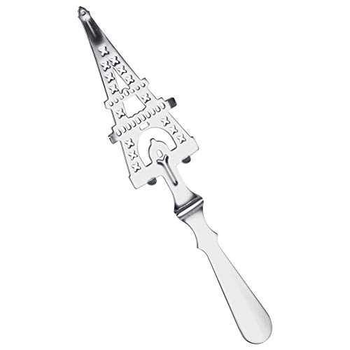 Absinthe Spoon Stainless Steel, Slotted Spoon Absinthe Fountain Accessory Absinthe Dripper for Absinthe Glasses Sugar Cube(#2)