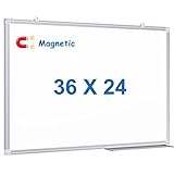 36'' x 24'' White Board Dry Erase, Magnetic Dry Erase Board Whiteboard for Wall, Aluminum Frame Hang
