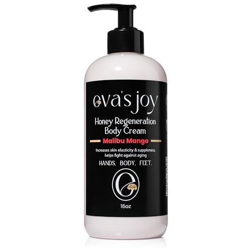 Eva's Joy Lavender Orchid Regeneration Body Cream, Nourishing Moisturizer for Soft, Glowing Skin, Non-Greasy, Daily Hydration, Supports Skin's Natural Health, 16 oz