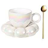 Cadeau idéal : notre joli ensemble de tasses à café avec emballage cadeau, est assez robuste pour la livraison. Et le meilleur choix pour Noël, un anniversaire, la fête des mères, une pendaison de crémaillère et Thanksgiving. Cette tasse à café est un excellent cadeau pour les enfants, les amis, les camarades de classe, les petites amies, les sœurs, les mamans ou toute autre personne.