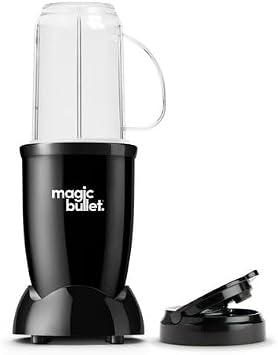 4 Piece Personal Blender MBR-0401WM, Black, 250W Motor Base, Cross Blade Is Made From Stainless Steel