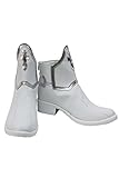 Qualitativ hochwertig. Telacos SAO Sword Art Online Anime Asuna Yuuki Cosplay Schuhe Weiß Stiefel Custom Made