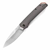 Joa Navaja plegable pequeña para camping, senderismo, ligera, navaja de aluminio tanto edc, cuchillo de acero de aleación de aluminio, plegable para exteriores, cuchillo de caza de supervivencia D2