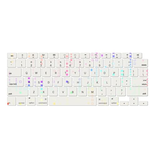 Housse rigide MacBook Air 13 M2 et protège-clavier transparent JZ Case LT30