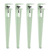 Klem Tafelpoten,Verstelbare Metalen Meubelpoten,4 Stuks F-vorm Eetbureaupoten,Geen Ponsontwerp Ijzeren Tafelklem Poten,voor Diy Salontafel Meubelconsole,7 Kleuren (71cm(28in),Green