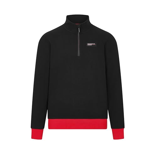 Porsche Motorsport 1/4 Cremallera Jersey de Alta Calidad con Cuello Alto