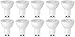 Amazon Basics Spot LED type GU10, 5.5W (équivalent ampoule incandescente de 50W), blanc chaud, dimmable - Lot de 10