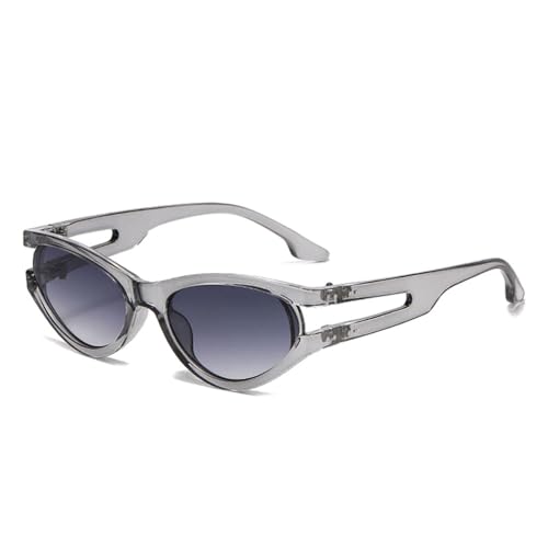 Lunettes de soleil œil de chat contre l'éblouissement verres rétro bleu-vert
