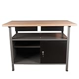 Ondis24 Werkbank Fritz - Höhenverstellbare Werkbank Mit Schubladen, Metall...