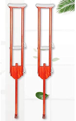 Crutchs underarm de voyage béquille pliable en bois pour rester actif dehors