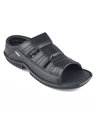 Image of Red Chief Genuine Napa Leather Casual Slip-On Slipper for Men | RC7014