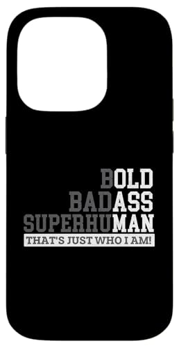 Bold Badass Superhuman - Old Man Dad Grandpa ��� �X�}�z�P�[�X iPhone 14 Pro �p