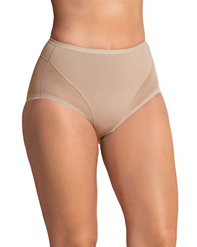 Preisvergleich Produktbild Leonisa Damen Super Comfy Control Shapewear Panty - Braun - Mittel